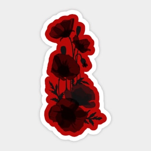 Poppy Sticker